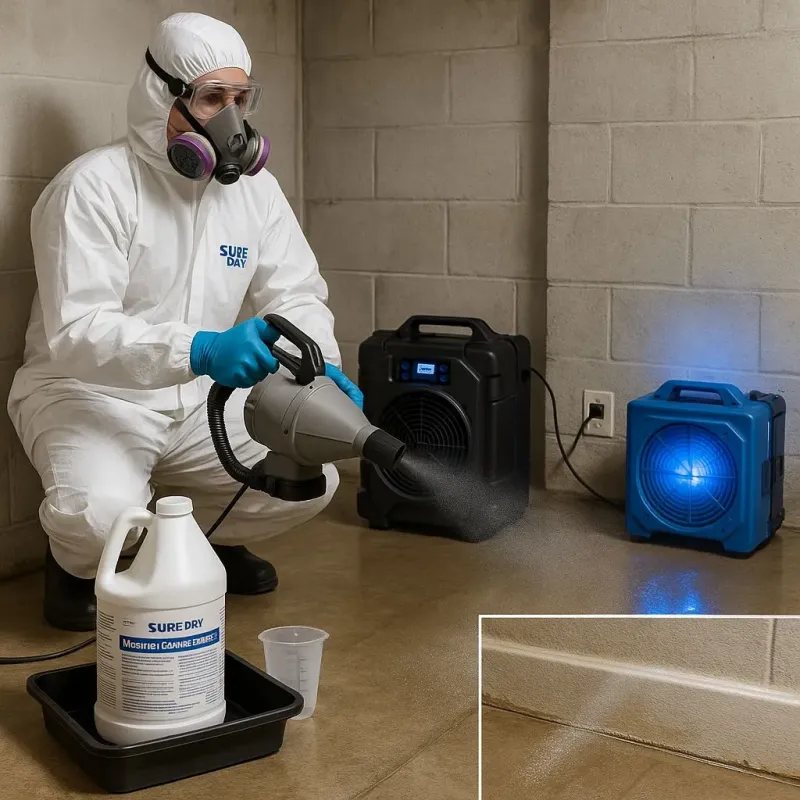 Sanitization and Odor Removal process in South Windham, ME