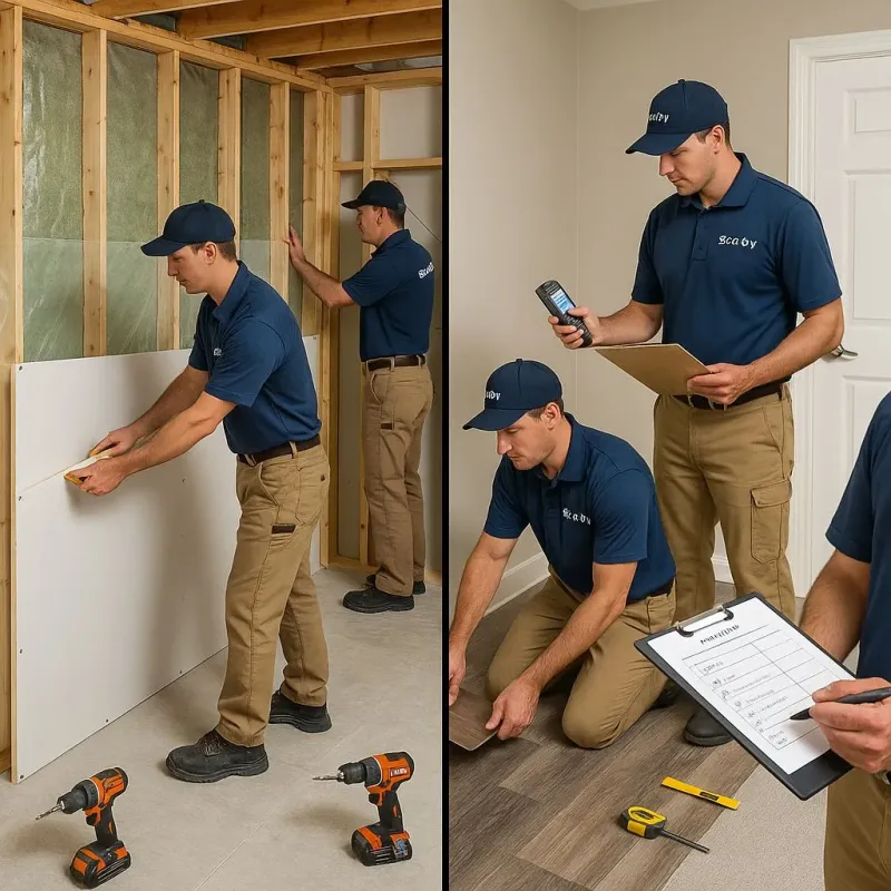 Repairs and Reconstruction process in South Windham, ME